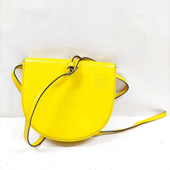 LOEWE Yellow Leather Crossbody Bag mon375-101425 - Picture 1 of 16